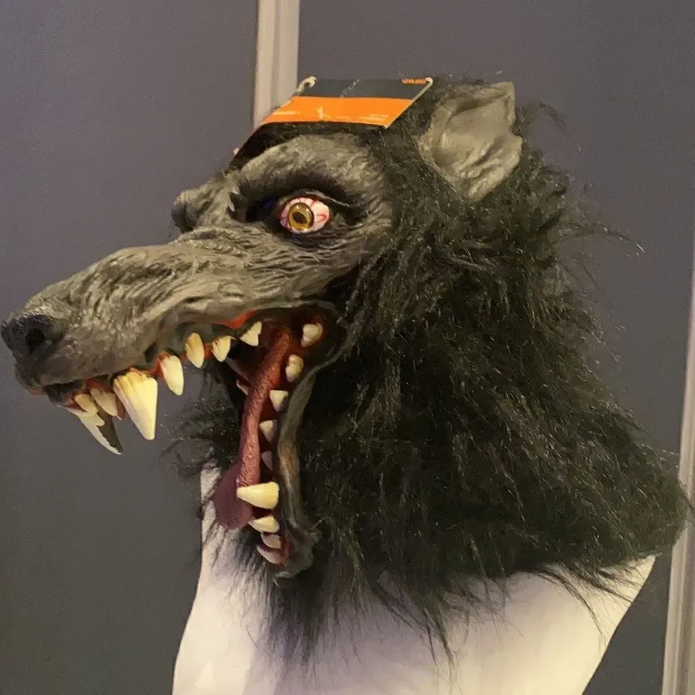 Kids Wolf Mask One Size NWT